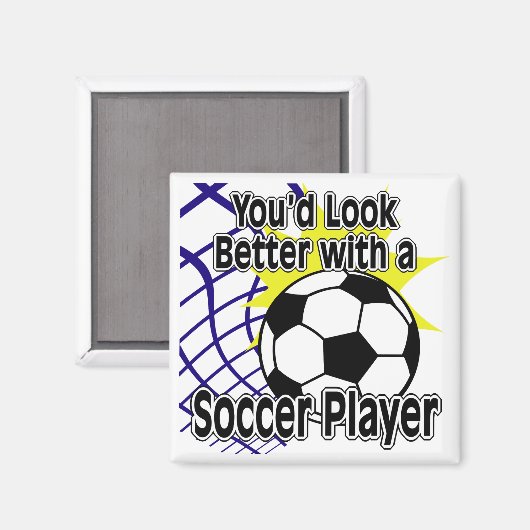 Beter met een voetballer magneet (Voorkant / Achterkant)