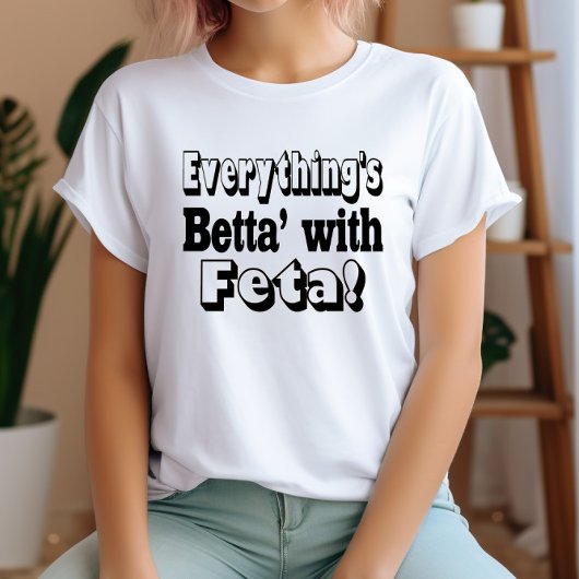 Beter met feta t-shirt