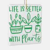 BETER MET PLANTEN KERAMISCH ORNAMENT (Rechts)