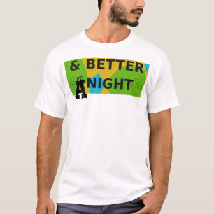 Beter nacht Afrikaans Inspirerend motief Basic T-shirt