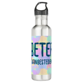 Beter niet aanbesteden waterfles 