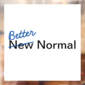 Beter normaal — autowrakken raamsticker (Vel 2)