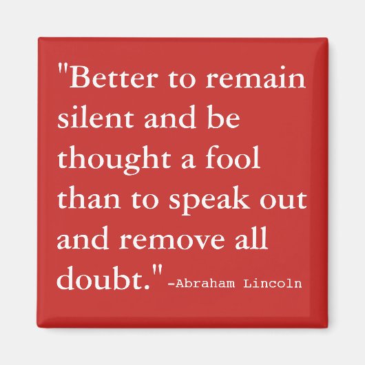 Beter om stil te blijven magneet (Voorkant)