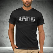 Beter Run Gezegde met Grey Cross T-shirt