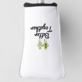 Beter samen Avocado-paar Golfheadcover (Draai 90)