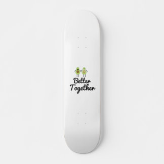Beter samen Avocado-paar Skateboard
