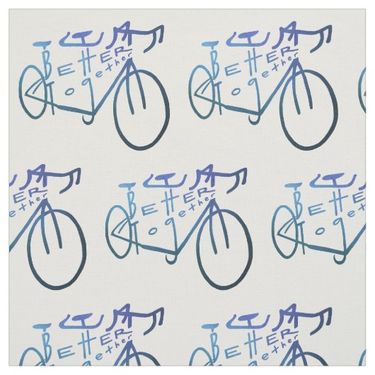 Beter samen blauw stof (Swatch)