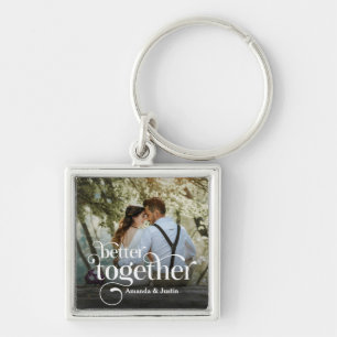 Beter samen koppels Foto Sleutelhanger