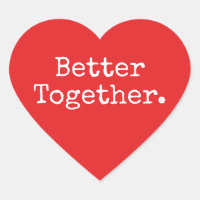 Beter Samen Liefde Helder Rood
