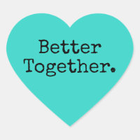 Beter Samen Liefde Helder Turkoois