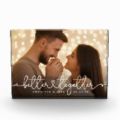 Beter samen Modern het Hart van de Aangepaste Wedd Fotoblokken (Voorkant)