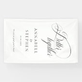 Beter samen! Modern, kalligrafie, wit Spandoek (Horizontaal)