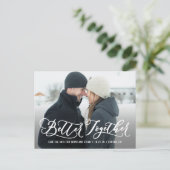 Beter samen Modern Save the Date Briefkaart (Staand voorkant)