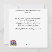 Beter samen Red Hearts Schattige Mice Valentijn Feestdagenkaart (Achterkant)