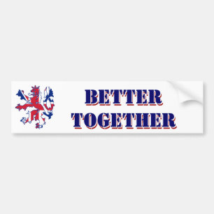 Beter samen Schotse onafhankelijkheid Bumpersticker