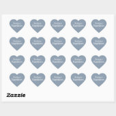 Beter Samen Stof Blauw Hart Sticker (Vel)