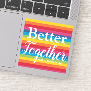 Beter samen Vinyl Sticker