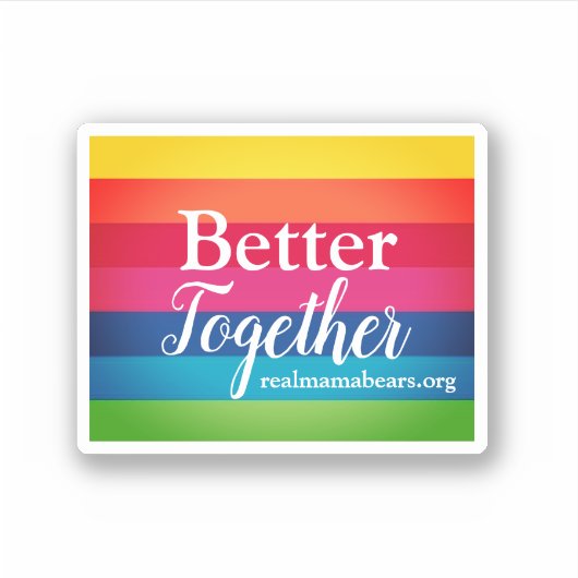 Beter samen Vinyl Sticker (Voorkant)