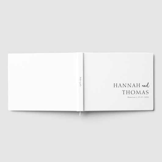 Beter samen! Witte bruiloft Gastenboek (Volledig)