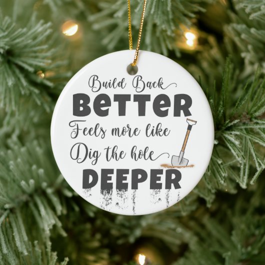 Beter terug bouwen voelt meer als keramisch ornament (Boom)