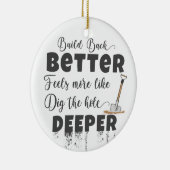 Beter terug bouwen voelt meer als keramisch ornament (Rechts)