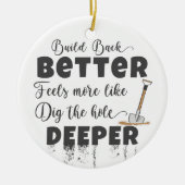 Beter terug bouwen voelt meer als keramisch ornament (Voorkant)