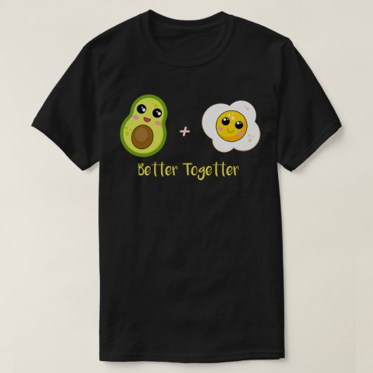 Beter Togheder Cute Avocado Avocado Lover Shirt 7 (Design voorkant)