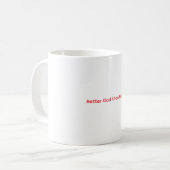 Beter vader dan Kronos Koffiemok (Voorkant links)