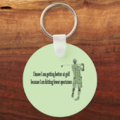 Beter worden op Golf Sleutelhanger (Voorkant)