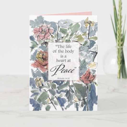 Beter Worden Proverb Spreuk Religieuze Rozen Kaart (Voorkant)