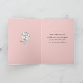 Beter Worden Proverb Spreuk Religieuze Rozen Kaart (Binnen)