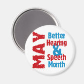 Betere Hoorzitting & Spraak Maand Magneet (Voorkant / Achterkant)