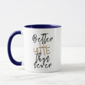 Betere latte dan nooit grappige koffie-mok mok (Links)
