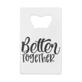 Betere samenwerking kredietkaart flessenopener (Achterkant)