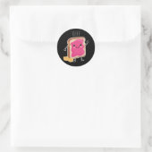 Betere samenwerking (PB en J): gelei Ronde Sticker (Tas)