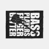 Betere vingers voor spelers fleece deken (Voorkant (Horizontaal))