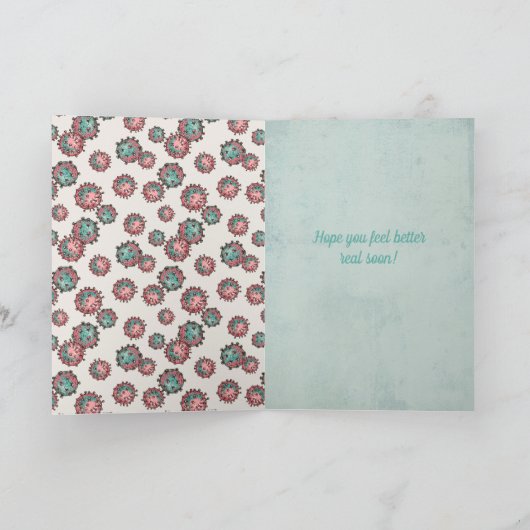 Beterschap | Aanmoediging | Covid 19 Corona-virus Kaart (Binnen)