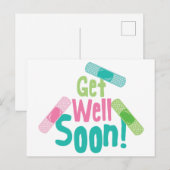 Beterschap Band-Aid Briefkaart (Voorkant / Achterkant)