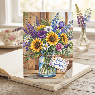 Beterschap | Bloemen voor een beter gevoel  Kaart