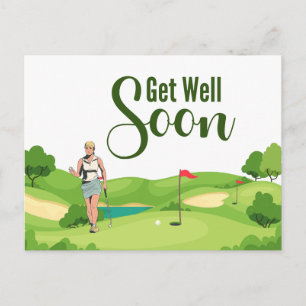 Beterschap Golfer  Briefkaart