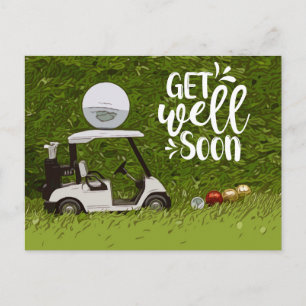 Beterschap Golfer  Briefkaart