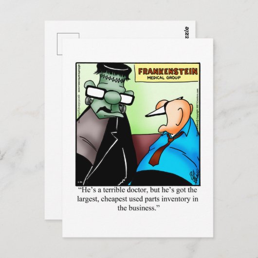 Beterschap Humoristische Ansichtkaart Briefkaart (Voorkant / Achterkant)