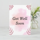 beterschap kaarten aquarel (Staand voorkant)