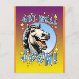 beterschap paard briefkaart