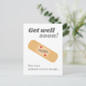 Beterschap Vrienden Ansichtkaart Briefkaart (Staand voorkant)