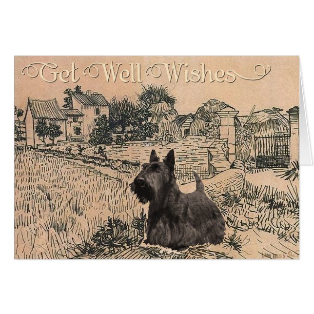 Beterwensen voor Schotse Terrier (Voorkant Horizontaal)