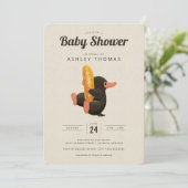 Bêtes fantastiques - Invitation Baby shower NIFFLE (Debout devant)