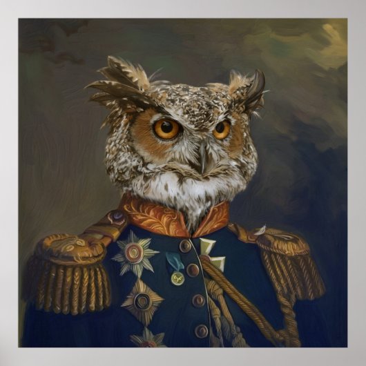 Bêtes nobles - Poster de la Chouette Dandy (Devant)