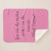 Beth Dutton Quote Blanket Sherpa Deken (Voorkant (horizontaal))