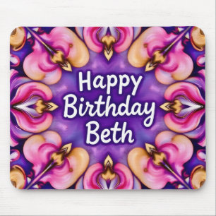 BETH ~ Floral Birthday Greeting ~ Muismat